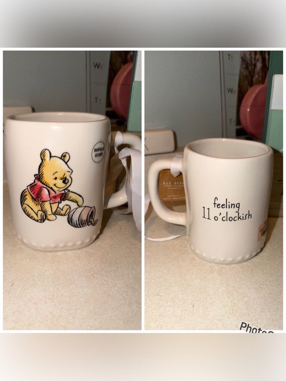 Rae dunn Pooh best feeling 11 o’clockish mug